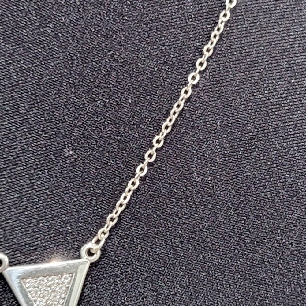 Brighton Contempo Ice Reversible Triangular Neckl… - image 5